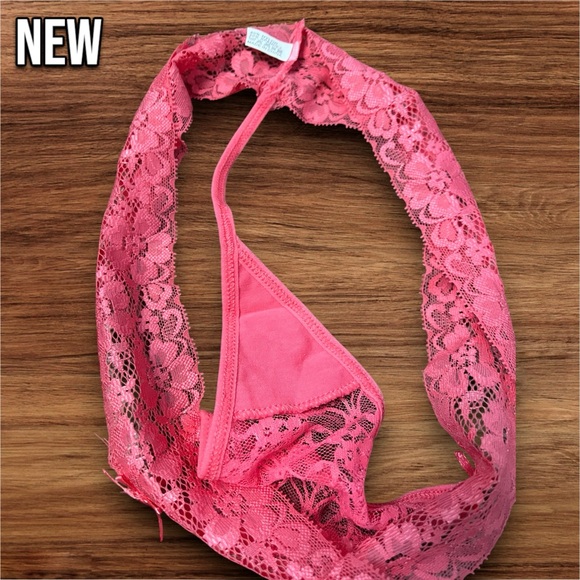 New Sexy Lace Baby pink Thong Panty - Picture 3 of 5